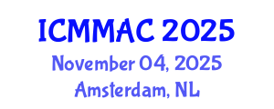 International Conference on Mathematical Modeling, Analysis and Computation (ICMMAC) November 04, 2025 - Amsterdam, Netherlands