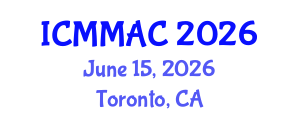 International Conference on Mathematical Modeling, Analysis and Computation (ICMMAC) June 15, 2026 - Toronto, Canada