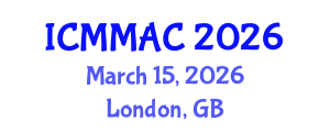 International Conference on Mathematical Modeling, Analysis and Computation (ICMMAC) March 15, 2026 - London, United Kingdom