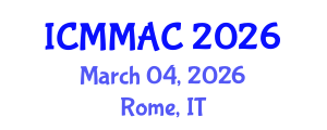 International Conference on Mathematical Modeling, Analysis and Computation (ICMMAC) March 04, 2026 - Rome, Italy
