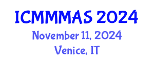 International Conference on Mathematical Models and Methods in Applied Sciences (ICMMMAS) November 11, 2024 - Venice, Italy