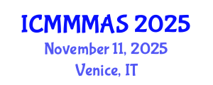 International Conference on Mathematical Models and Methods in Applied Sciences (ICMMMAS) November 11, 2025 - Venice, Italy
