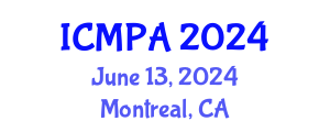International Conference on Mathematical Physics and Applications (ICMPA) June 13, 2024 - Montreal, Canada