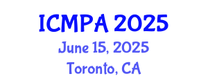 International Conference on Mathematical Physics and Applications (ICMPA) June 15, 2025 - Toronto, Canada