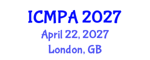 International Conference on Mathematical Physics and Applications (ICMPA) April 22, 2027 - London, United Kingdom International Conference on Mathematical Physics and Applications (ICMPA) April 22, 2027 - London, United Kingdom