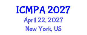 International Conference on Mathematical Physics and Applications (ICMPA) April 22, 2027 - New York, United States International Conference on Mathematical Physics and Applications (ICMPA) April 22, 2027 - New York, United States