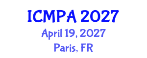 International Conference on Mathematical Physics and Applications (ICMPA) April 19, 2027 - Paris, France International Conference on Mathematical Physics and Applications (ICMPA) April 19, 2027 - Paris, France