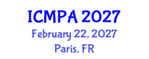 International Conference on Mathematical Physics, and Applications (ICMPA) February 22, 2027 - Paris, France International Conference on Mathematical Physics, and Applications (ICMPA) February 22, 2027 - Paris, France