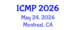 International Conference on Mathematical Physics (ICMP) May 24, 2026 - Montreal, Canada