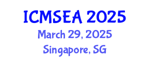 International Conference on Mathematical Sciences, Engineering and Applications (ICMSEA) March 29, 2025 - Singapore, Singapore