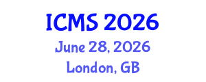 International Conference on Mathematical Sciences (ICMS) June 28, 2026 - London, United Kingdom