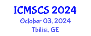 International Conference on Mathematical, Statistical and Computational Sciences (ICMSCS) October 03, 2024 - Tbilisi, Georgia