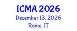 International Conference on Mathematics and Analysis (ICMA) December 13, 2026 - Rome, Italy International Conference on Mathematics and Analysis (ICMA) December 13, 2026 - Rome, Italy