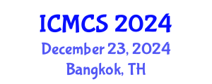 International Conference on Mathematics and Computational Science (ICMCS) December 23, 2024 - Bangkok, Thailand