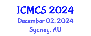 International Conference on Mathematics and Computational Science (ICMCS) December 02, 2024 - Sydney, Australia