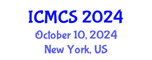 International Conference on Mathematics and Computational Science (ICMCS) October 10, 2024 - New York, United States