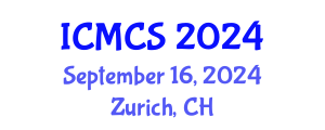 International Conference on Mathematics and Computational Science (ICMCS) September 16, 2024 - Zurich, Switzerland