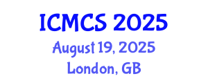 International Conference on Mathematics and Computational Science (ICMCS) August 19, 2025 - London, United Kingdom