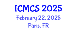 International Conference on Mathematics and Computational Science (ICMCS) February 22, 2025 - Paris, France