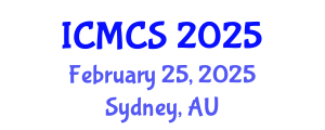 International Conference on Mathematics and Computational Science (ICMCS) February 25, 2025 - Sydney, Australia