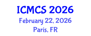 International Conference on Mathematics and Computational Science (ICMCS) February 22, 2026 - Paris, France