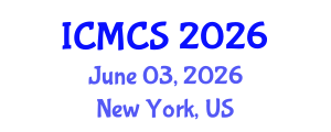 International Conference on Mathematics and Computational Science (ICMCS) June 03, 2026 - New York, United States