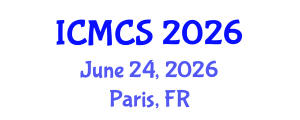 International Conference on Mathematics and Computational Science (ICMCS) June 24, 2026 - Paris, France