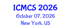 International Conference on Mathematics and Computational Science (ICMCS) October 07, 2026 - New York, United States