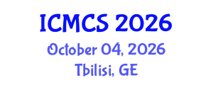 International Conference on Mathematics and Computational Science (ICMCS) October 04, 2026 - Tbilisi, Georgia