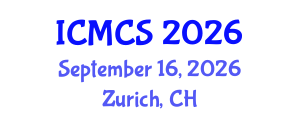 International Conference on Mathematics and Computational Science (ICMCS) September 16, 2026 - Zurich, Switzerland