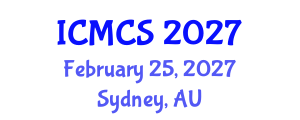 International Conference on Mathematics and Computational Science (ICMCS) February 25, 2027 - Sydney, Australia