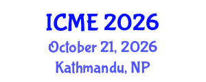 International Conference on Mathematics and Education (ICME) October 21, 2026 - Kathmandu, Nepal