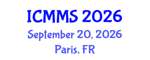 International Conference on Mathematics and Mathematical Sciences (ICMMS) September 20, 2026 - Paris, France