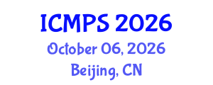 International Conference on Mathematics and Physical Sciences (ICMPS) October 06, 2026 - Beijing, China