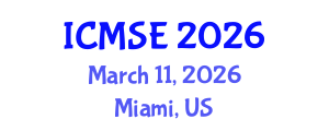 International Conference on Mathematics and Statistical Engineering (ICMSE) March 11, 2026 - Miami, United States