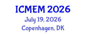 International Conference on Mathematics, Economics and Management (ICMEM) July 19, 2026 - Copenhagen, Denmark