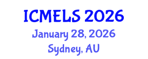 International Conference on Mathematics Education and Learning Sciences (ICMELS) January 28, 2026 - Sydney, Australia