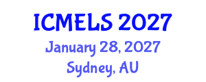 International Conference on Mathematics Education and Learning Sciences (ICMELS) January 28, 2027 - Sydney, Australia