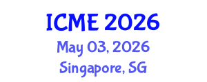 International Conference on Mathematics Education (ICME) May 03, 2026 - Singapore, Singapore