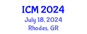 International Conference on Mathematics (ICM) July 18, 2024 - Rhodes, Greece