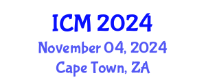 International Conference on Mathematics (ICM) November 04, 2024 - Cape Town, South Africa