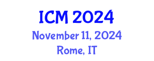 International Conference on Mathematics (ICM) November 11, 2024 - Rome, Italy