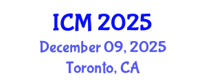 International Conference on Mathematics (ICM) December 09, 2025 - Toronto, Canada