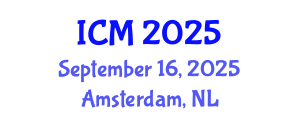 International Conference on Mathematics (ICM) September 16, 2025 - Amsterdam, Netherlands