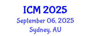 International Conference on Mathematics (ICM) September 06, 2025 - Sydney, Australia