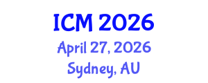 International Conference on Mathematics (ICM) April 27, 2026 - Sydney, Australia International Conference on Mathematics (ICM) April 27, 2026 - Sydney, Australia