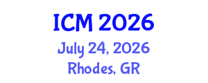 International Conference on Mathematics (ICM) July 24, 2026 - Rhodes, Greece