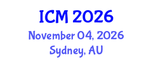International Conference on Mathematics (ICM) November 04, 2026 - Sydney, Australia International Conference on Mathematics (ICM) November 04, 2026 - Sydney, Australia