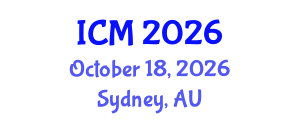 International Conference on Mathematics (ICM) October 18, 2026 - Sydney, Australia