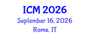 International Conference on Mathematics (ICM) September 16, 2026 - Rome, Italy